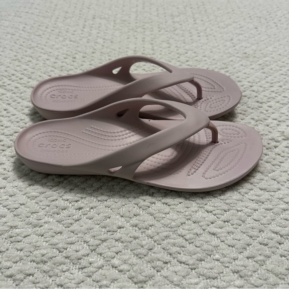 Crocs Kadee II Flip Barely Pink Women’s Size 10 - Picture 4 of 6